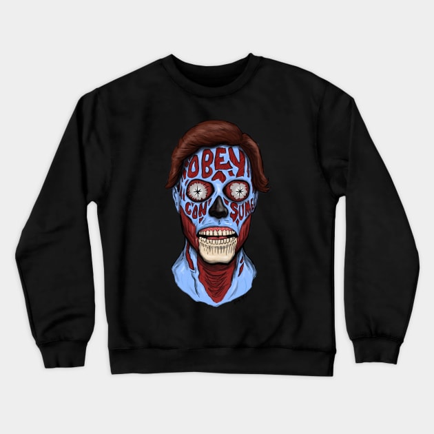 They Live - Obey Crewneck Sweatshirt by DugMcFug